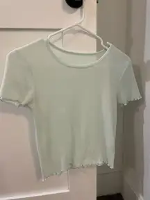 American Eagle Light Waffle Knit Tee Shirt