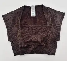 Gymshark M Gymshark Adapt Animal X Whitney Seamless Crop Top