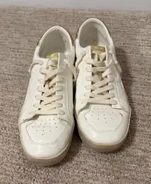 Mi.iM Women's Cream and gold Sneakers