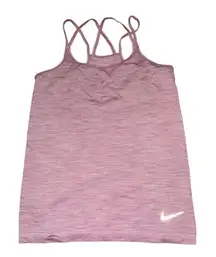 Nike women’s pink activewear tank top small #741