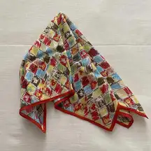 Vivienne Westwood Multicolor Argyle Orb Printed Bandana