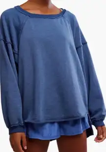 Free People pullover NEW FP Movement One to Beat medium Midnight Navy tunic