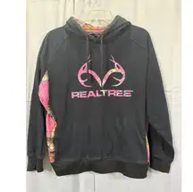 Realtree Hoodie Womens Medium Camo Pullover Hunting Outdoor Sweatshirt