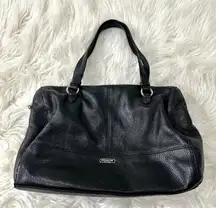 Coach #31314 Park Kathryn Triple Zip Pebble Leather Satchel Bag