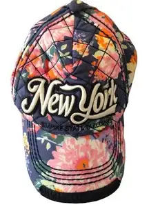 Quilted NEW YORK Empire States Bldg Embroidered Baseball Cap OS