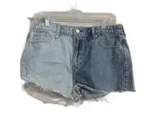 GAP Festival Short Sky High Rise Duo Color Jean Shorts Size 12R Medium Wash