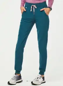 NWT Figs Caribbean Blue Zamora Joggers S/R