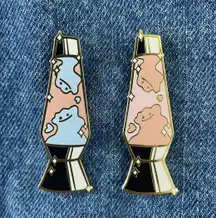 Ditto Lava Lamp Enamel Pin Set 