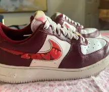 Nike Used  Air Force 1 Low Dark Red/Red/White - CV8482-600 Love For All Women’s'