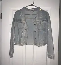 Sparkle Denim Jacket