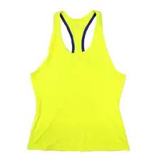 Athleta Women's Neon Yellow Exhilaration Tank‎ Racerback size Small style 438583