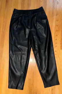 Express Leather Faux Black