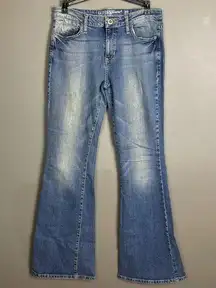 Guess flare leg jeans Y2K boho size 30