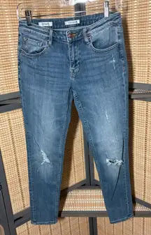 Vigoss Women's Blue Distressed Jeans