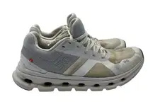 ON RUNNING Cloudrunner Women’s Size 7.5 White & Frost Running Shoes Sneakers