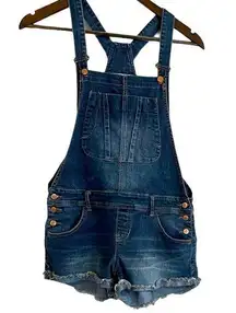 American Rag  denim shorts overalls shortalls women 1