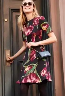 Dolce & Gabbana NWOT  tulip print wool dress