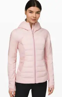Lululemon Womens Down For It All Jacket Winter Coat Porcelain Pink Size 6