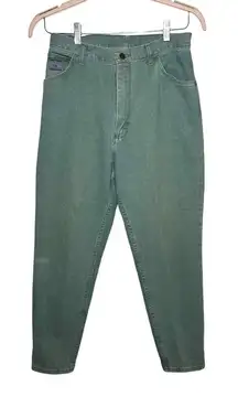 Wrangler Vintage Green Denim Mom Jeans 12