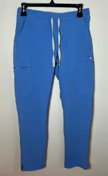 Figs Yola Scrub Straight Leg In Ceil Blue High Rise Healthcare Size XS