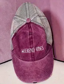 David and Young Weekend Vibes Trucker Hat - EUC