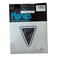 Vintage 1988 Hanes Size F Ultra Sheer Pantyhose # 710 Quick Sliver New o…