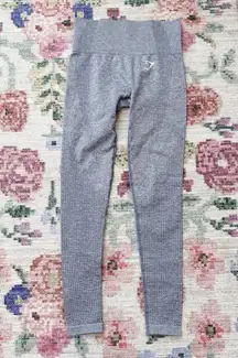 Gymshark Vital Seamless Leggings Womens Small Blue Training Gym Yoga Athletic