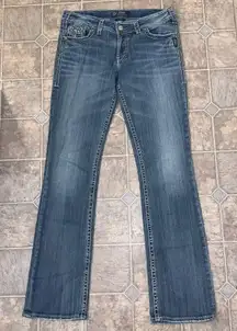 Silver Jeans Co Suki Flap 17” // Rhinestone/Bedazzled Pocket