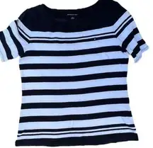 Tommy Hilfiger Womens Size M Short‎ Sleeve Striped Cotton T-Shirt​​