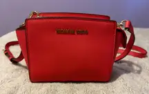 Michael Kors SELMA MINI Watermelon Saffiano Leather