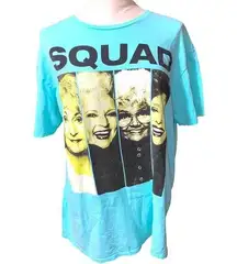 Golden Girls Betty White Squad Short sleeve light green tiffany blue t-shirt XL