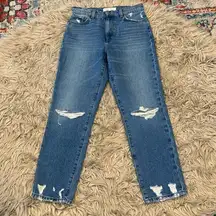 Current Elliott distressed jeans size 25