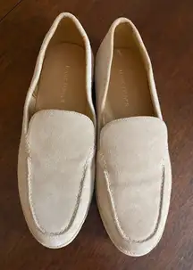 Marc Fisher Women's Cream Suede Loafers Size 8M