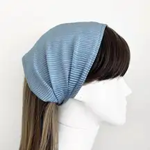 Pleated Wide Headband Cover