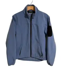 Black Diamond Soft Shell Jacket Women's Size S Light Blue Full Zip Long Sleeve