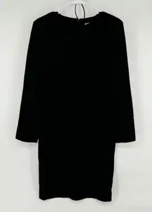 Jaeger London‎ Pure Lana Wool Black Pencil Dress US Size 8 UK 10. Cocktail Party