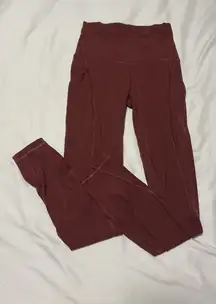 Lululemon Align 25" Maroon