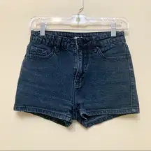 BDG High Rise Erin 5 Pocket Shortie Black Denim Shorts Size 25