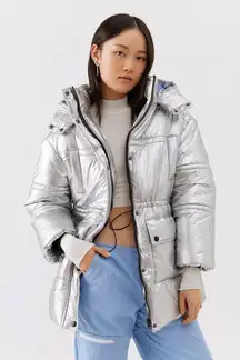 Urban Outfitters UO Hooded Puffer Jacket