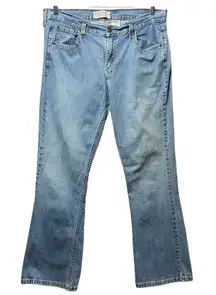 Levi‎ Strauss Signature Bootcut Jeans Light Wash Denim Misses 16 Medium