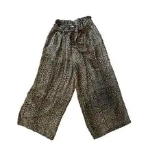 REWASH  Womens Gaucho cheetah print pants