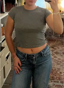 Brandy Melville Grey Top