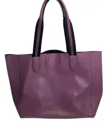 Coach Derby Purple Pebbled Leather Tote Bag