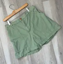 Big Bud Press Shorts work pants womens Green (large) utility granola girl casual