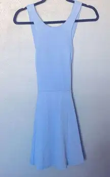 Material Girl • Light Blue Sage MIDI Racerback Dress Size Large