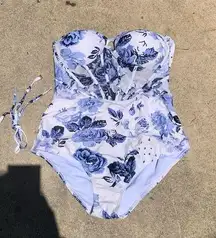 Zimmermann COPY - Zimmerman blue floral one piece