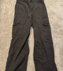 American Eagle Outfitters Charcoal Cargo Pants