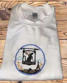 Disney Ratatouille embroidered sweatshirt, add a little magic to your life!