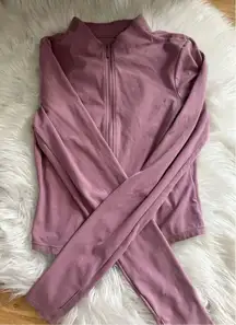 Nike zip up sweatshirt pinkish purple size xs jacket pull over