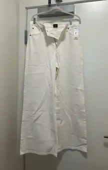 NWT White Bootcut Lee Jeans